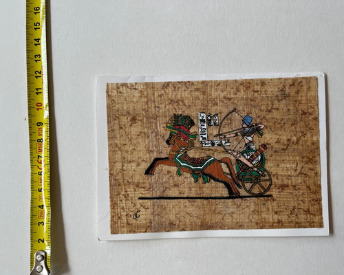 Egyptian papyrus painting - , circ