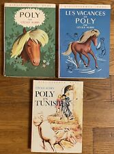Bibliothèque Rose 3 livres Série POLY Cécile AUBRY 1973