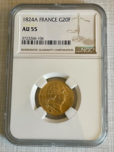 France 1824a louis - france, 20