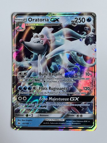 Carte pokémon oratoria - -, gx