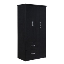 Hodedah Import 3 Door Armoire