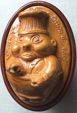 RARE ANCIENNE TERRINE TERRE VERNISSÉE « COMME ÇA 👍LA TERRINE DU CHEF » 2KG PATÉ