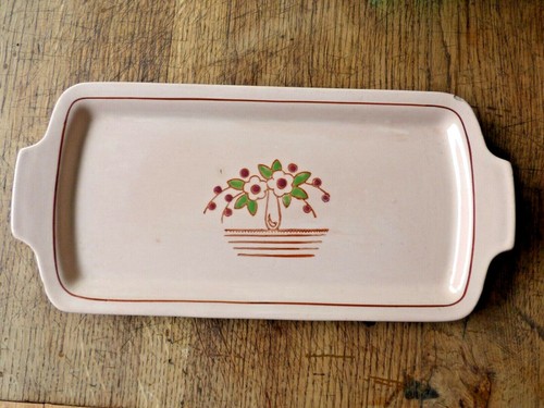 Plat cake faience de - plat, à