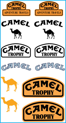 Planches stickers camel - rc,