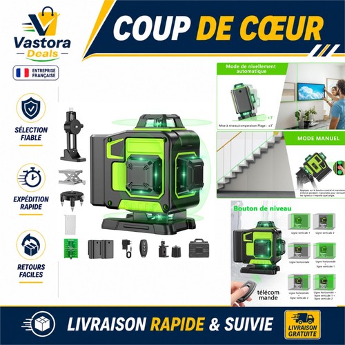 Niveau laser chantier - laser,