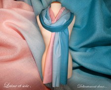 Belle étole en Laine et en