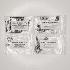 HONDA CB 250 TWO FIFTY 1991-2008 Kit vis BTR inox moteur complet CB250 CB250