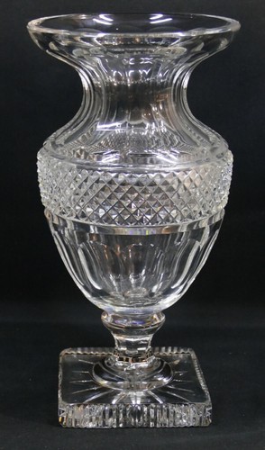 Vase cristal taillé - cristal,