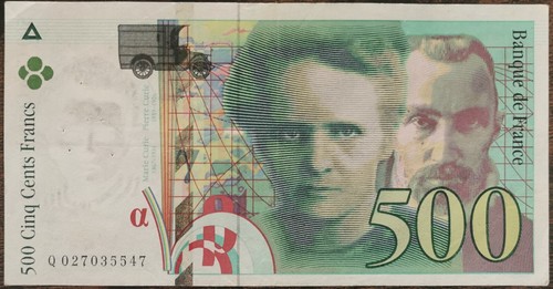 Billet 500 francs - billet,