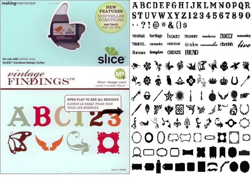 Slice design card vintage - design,
