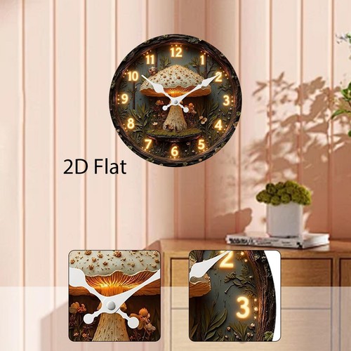 Horloge murale bois - en,
