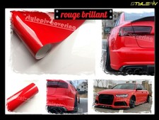 Film vinyle covering rouge brillant 152 x 20 cm thermoformable adhesif