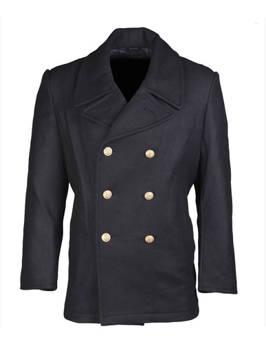 Manteau marine laine - marine,