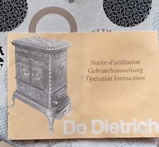 poêle à bois fonte, De Dietrich et Niederbronn numéro 191