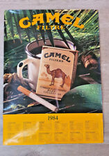 Ancienne Affiche Publicitaire Camel Filtre Calendrier 1984 Cigarettes Vintage
