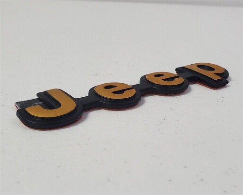 Logo jeep couleur dorée - logo, :