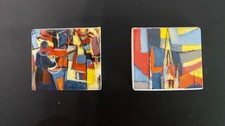 2 FEVEs rare PUZZLE PEINTURE  (1143)
