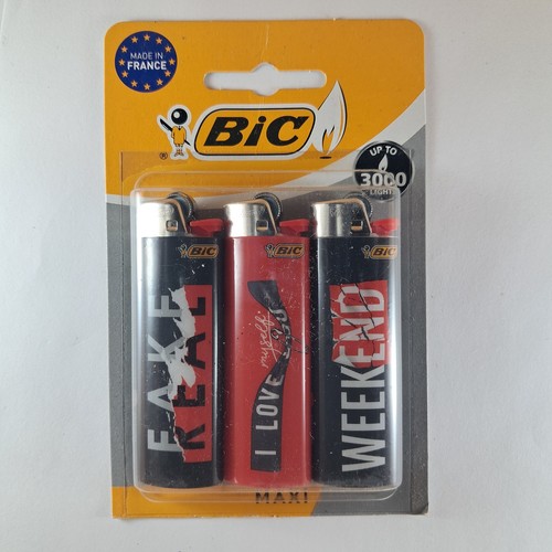 Lot briquets bic maxi - 3,