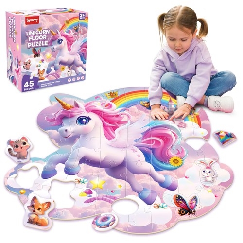 Puzzles sol licorne enfant - de,