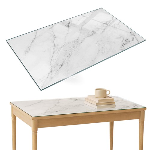 Plateau table verre - table, avec