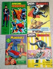 LOT  4 BD petit format SPECIAL MANDRAKE N°5 N° 6 N°94 et MANDRAKE N°3