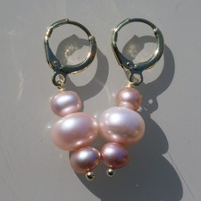 boucles d'oreilles en perles