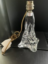 Pied de Lampe cristallerie de Lorraine Années 1940 1950