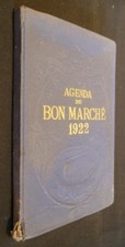 Agenda du bon marché 1922