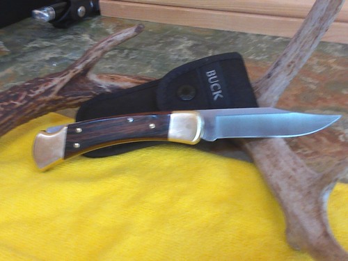 Buck 110 hunter model made - buck, in