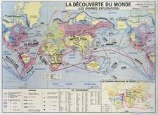 Carte scolaire de 1964 La