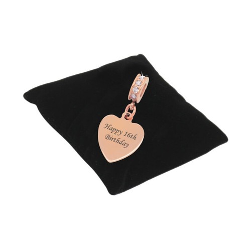 Charm rose pour 16e - charm, en