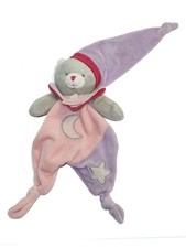 Baby Nat - Doudou chat rose