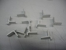 Lot 10 taquet alu pour crémaillère