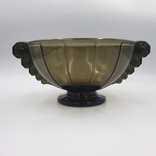 COUPE ART DECO EN VERRE MOULE