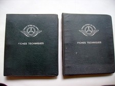 2 CLASSEURS FICHES TECHNIQUES