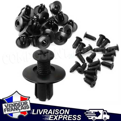 Clips fixation 8mm - 20,