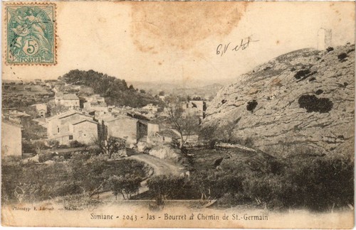 Cpa simiane jas bourret - simiane,