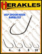 Hameçons Herakles HSP SPOON HOOK Barbless hook pour réflexion ondulante cuillère