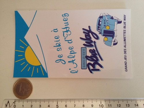 Autocollant gauloises blue way - gauloises,