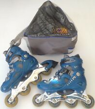 sport ROLLER ABEC 3 GRIZZLY GEAR pointure 40 43 évolutif bleu