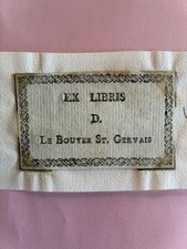 Ex-libris LE BOUYER de St