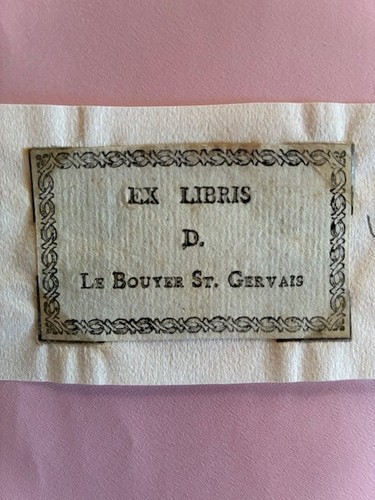 Libris bouyer de st - ex-libris,