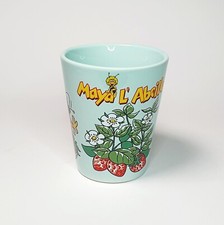 Ancien MUG Tasse Maya L'Abeille Vert Mondes Et Merveilles 2003 Bol Dessin Animé