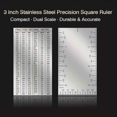 Règle carrée double - , échelle