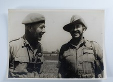 PHOTO de presse militaire 1945 armée britannique en Libye 15X2Ocm general Lomax