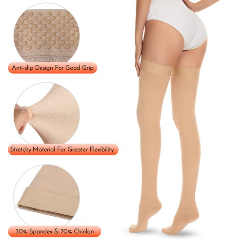 Thigh high stockings silicone - high,