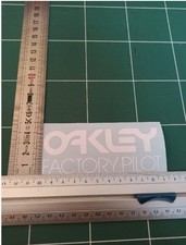 Autocollant Oakley Factory  sticker vintage moto enduro cross classique