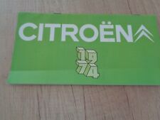 CITROEN - CATALOGUE - PUB - BROCHURE - 1974 - 2 CV , A 112 - DS - MEHARI - GS