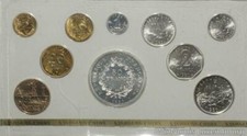 G1740 Rare Coffret Velours Monnaie Paris 50 Francs Hercule 1980 MS67 68 69 FDC
