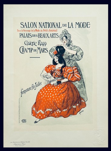 Lithographie originale salon - -,